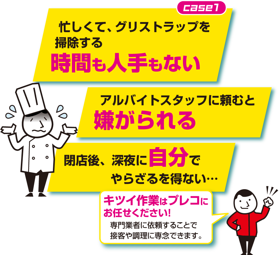 キツイ作業はプレコにお任せください！